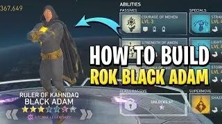 How to build ROK Black Adam | Build Guide | Injustice 2 Mobile