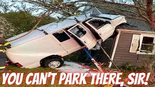 You can't park there, Sir! --- Bad drivers & Driving fails -learn how to drive 