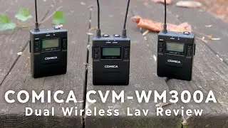 Comica Wireless Dual Lav Review (Range Test, Audio Test, vs DR-10L) - CVM WM300A