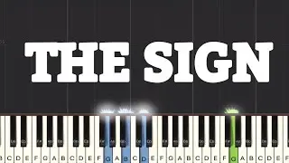 Ace of Base - The Sign Piano Tutorial | Medium