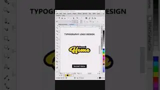 Simple Typography Logo Design in CorelDRAW 