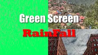 Green Screen RainFall || Raining Green Screen || Green Screen Effects || VFX 3D Animation || 3ds Max