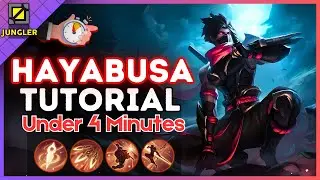 4-Minute Hayabusa Tutorial in the Jungle || (MLBB S34) 2024