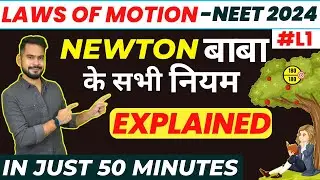 NEET 2024 Physics | Introduction | Newton's Laws of Motion Class 11 Physics | Sachin sir