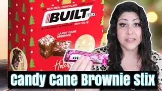 Built Bar Candy Cane Brownie Stix Review | They Sent Me Factory Seconds