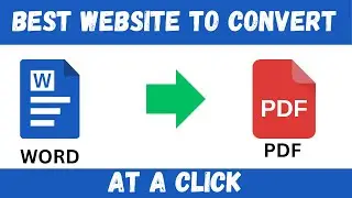 Best Free Website to Convert Word to PDF (Step-by-Step Guide) #online #website #ilovepdf #WordToPDF