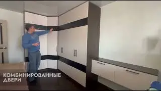 Большой вместительный шкаф на ножках с тумбой под телевизор. #мебельназаказ #шкаф #ремонт