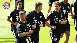 Training im Olympiastadion vor dem DFB-Pokalfinale | Bayer 04 Leverkusen - FC Bayern München