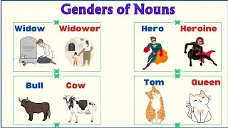 Lesson 66:  Genders of Nouns in English vocabulary | Listen and Repeat 