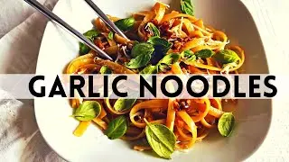 San Francisco style GARLIC NOODLES - Asian-American classic & timeless noodles recipe / easy dinner