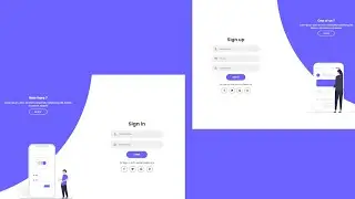 Responsive Login & Registration Form Using HTML & CSS & JS | Sliding Sign In & Sign Up Form