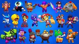 All Skins With Animation in Brawl Stars
