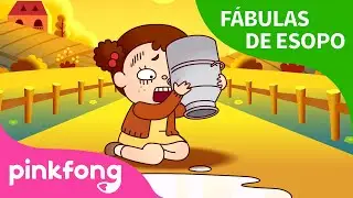 La Lechera y Su Cubo | Fábulas de Esopo | Pinkfong Cuentos Infantiles