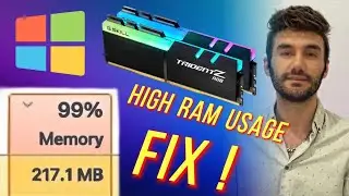 How To Fix High Memory or Ram Usage On PC!