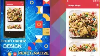 FoodOrder System Home screen Tutorial in React Native