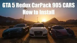 GTA 5 Redux CarPack 905 CARS Как установить + Gameplay