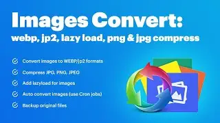 Opencart Images Convert: webp, jp2, lazy load, png & jpg compress, image sitemap