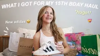 What I got for my 15th birthday haul 2024! *huge + aesthetic* 🛍️🤩 // Mia Elizabeth