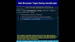 Detect Browser Type Using JavaScript | 