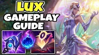 Challenger LUX gameplay commentary guide | LUX SUPPORT | 13.20 League of Legends