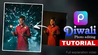 Realistic Diwali Photo Manipulation in PicsArt || Diwali photo editing tutorial || PicsArt tutorial