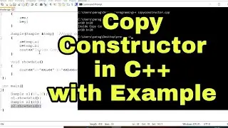 Copy Constructor in C++ with Example Program | Copy Constructor in C Plus Plus