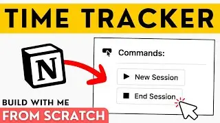 Time Tracking in Notion Using NEW Notion Buttons!