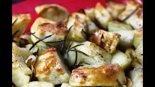 Delicious baked potatoes from Italy! This is the only way to bake potatoes! Eng sub.