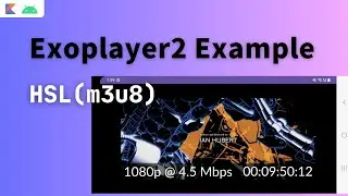 android exoplayer kotlin tutorial | android HLS stream player | android exoplayer kotlin example