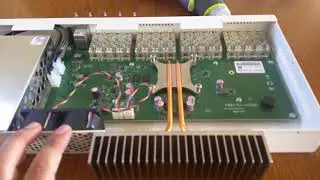 Taking a look inside the Mikrotik CRS317