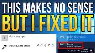 Remove Stuck Language from Windows 10 Keyboard Switcher
