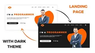 How To Make Website With Dark Theme Using HTML, CSS & JavaScript