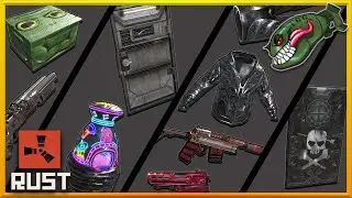 Rust Skins | Damascus Clothing, Frog Box, Neon Vibes Furnace, Redemption SAP 