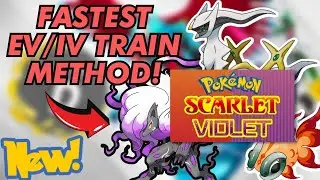 FASTEST WAY TO EV/IV TRAIN!! (New Pokemon Scarlet and Violet Best Method!)