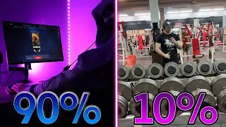 Day in The Life of a Gaming Content Creator Trying to Get JACKED