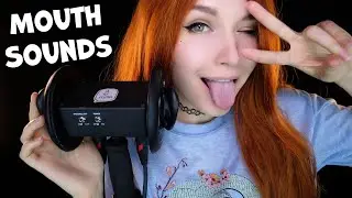ASMR 3Dio Tingles 🎤[ Mouth Sounds ]✨