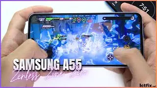 Samsung Galaxy A55 Zenless Zone Zero Gaming test | Exynos 1480, 120Hz Display