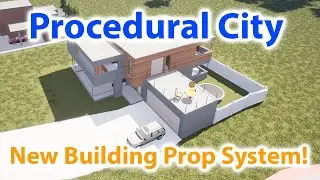 PCG 1.2 Devlog - New building prop system + baking tab!