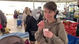 Продуктовый рынок в Турции (Аланья), февральские цены 2022 года