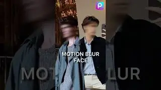 How to edit aesthetic motion blur face | Picsart tutorial #shorts