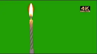 candle green screen | candle effect 4k