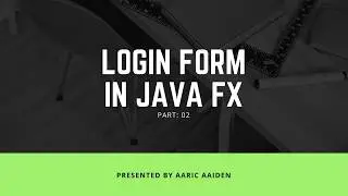 login form in javafx