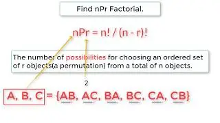 C Program To Find nPr Factorial