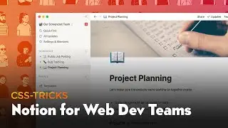 Notion for Web Development Teams