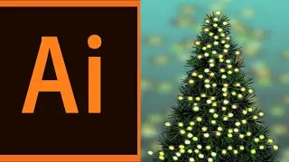 Creating a Christmas tree with illustrator
