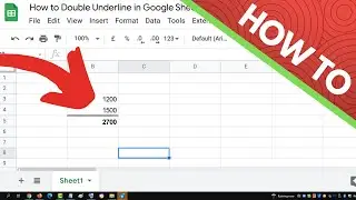 How to Double Underline in Google Sheets in 2022