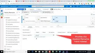 Solved - ADF - Sink dataset filepaths cannot contain a file name. - Azure data factory