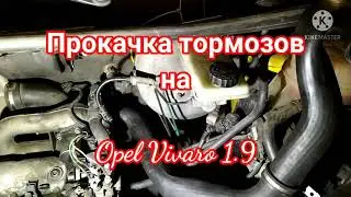 Прокачка тормозов на Opel Vivaro 1.9