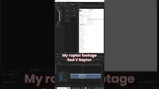 How to Import RED camera footage into premiere pro #shorts