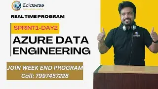 Azure Data Engineering Real Time Project || Sprint1 || Day-2